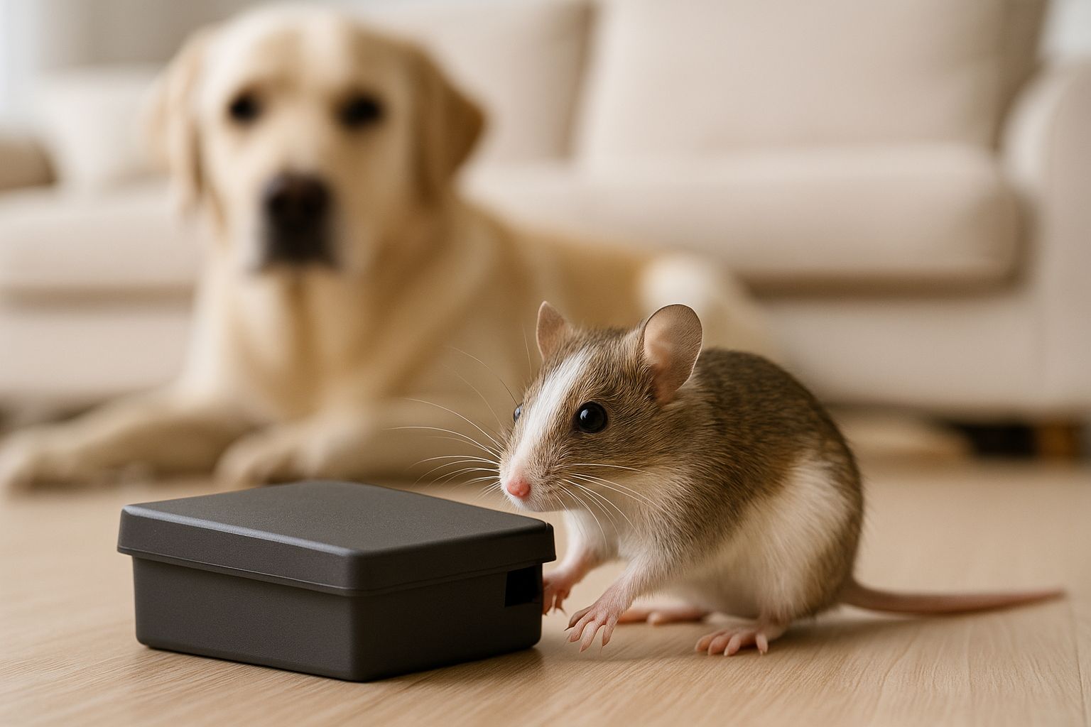Bli av med möss hemma utan att riskera hundens hälsa